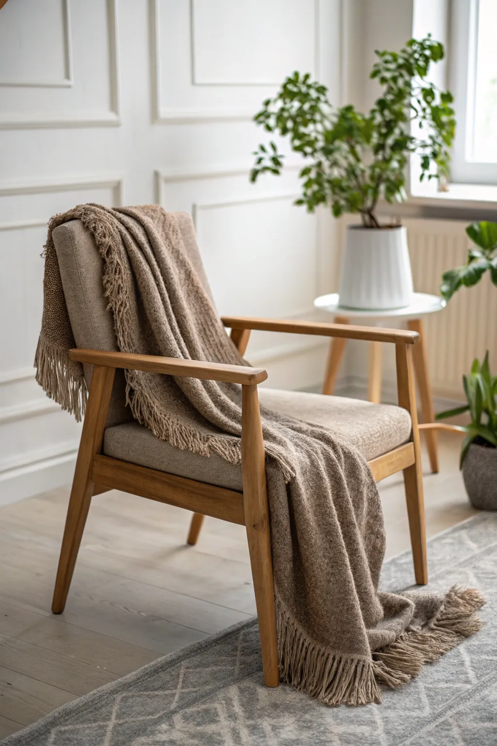 Transform your space with the simple elegance of a cozy throw.