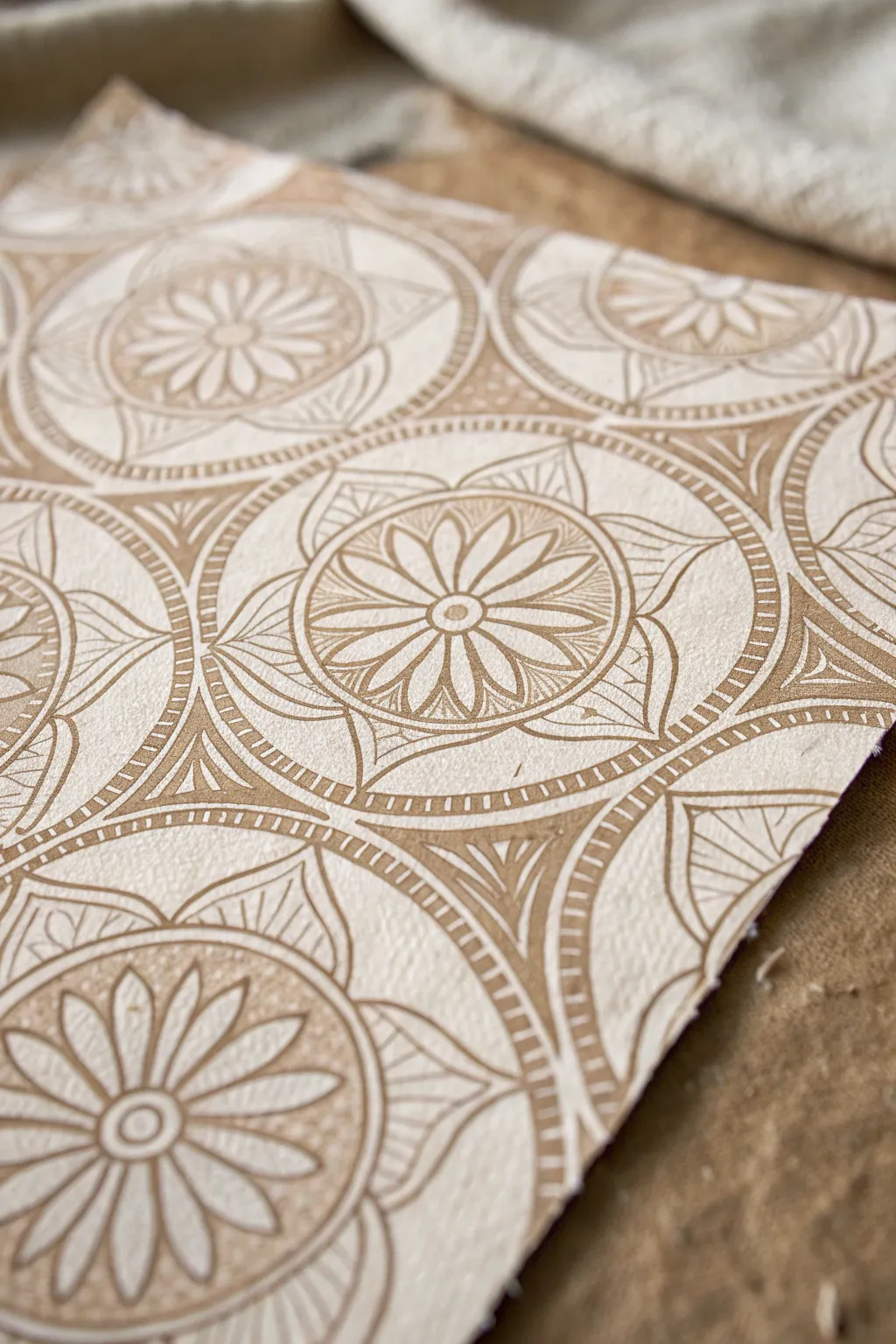 Discover the elegance of textured Zentangle patterns, where simplicity meets intricate artistry.