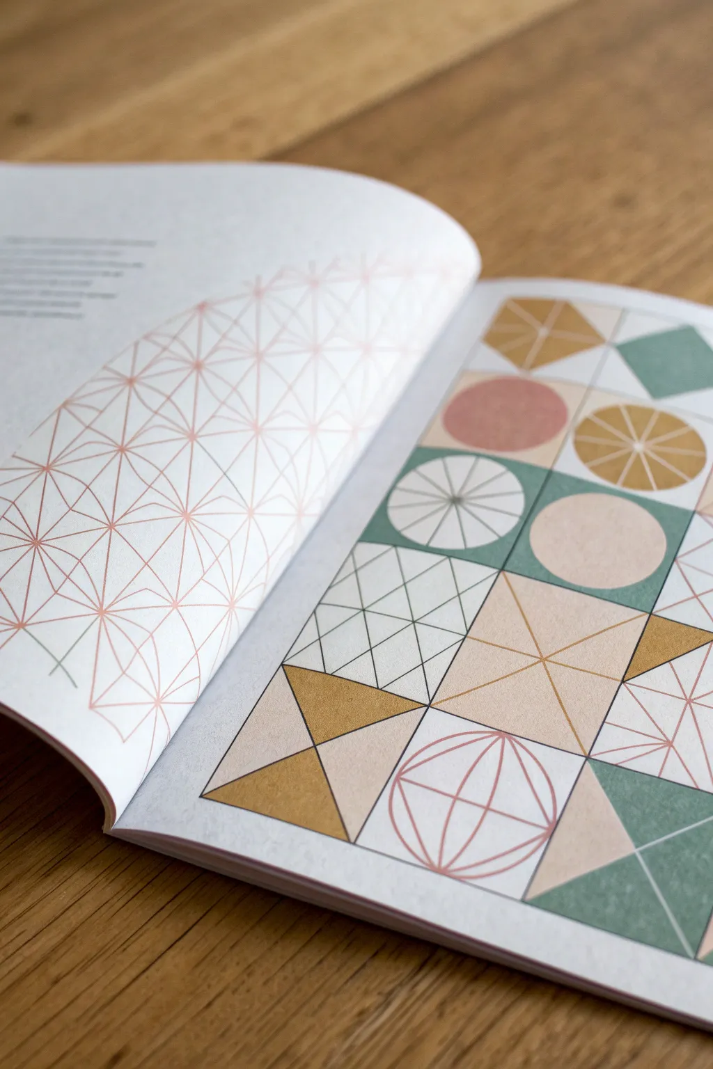Discover the art of geometric elegance in zine design. Simplicity meets creativity.