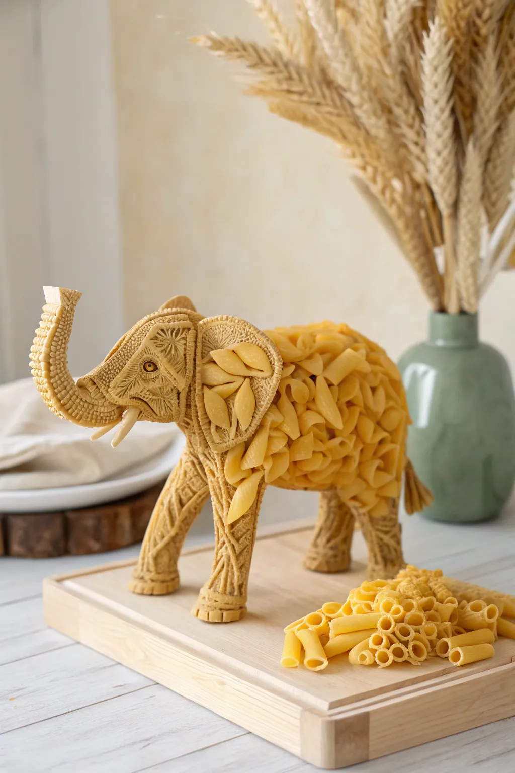 Whimsical Craftsmanship: Meet the Pasta Elephant Parade!