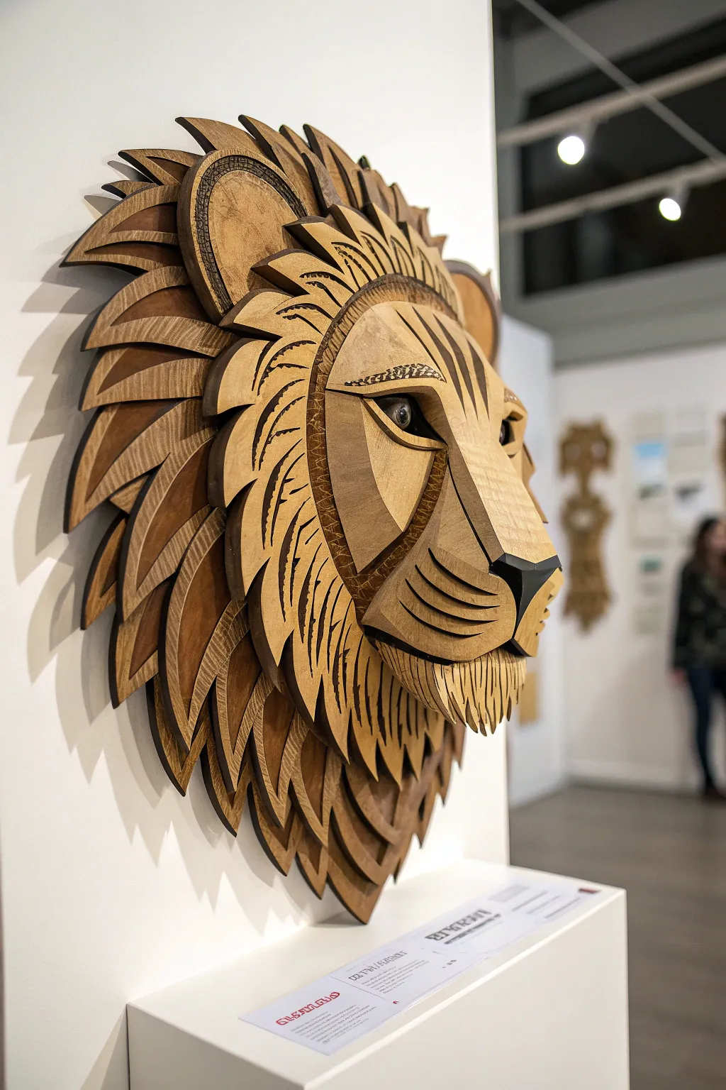 Unleash your creativity with this stunning cardboard lion mask—where simplicity meets bold expression!