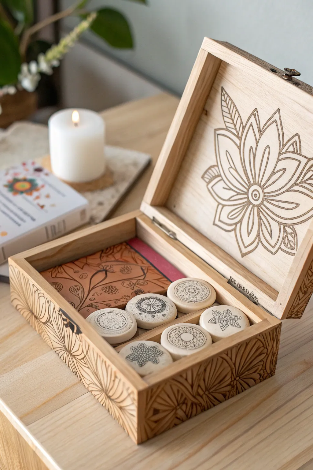 Gift him moments of relaxation with these beautifully crafted spa day tokens, a perfect blend of simplicity and care.