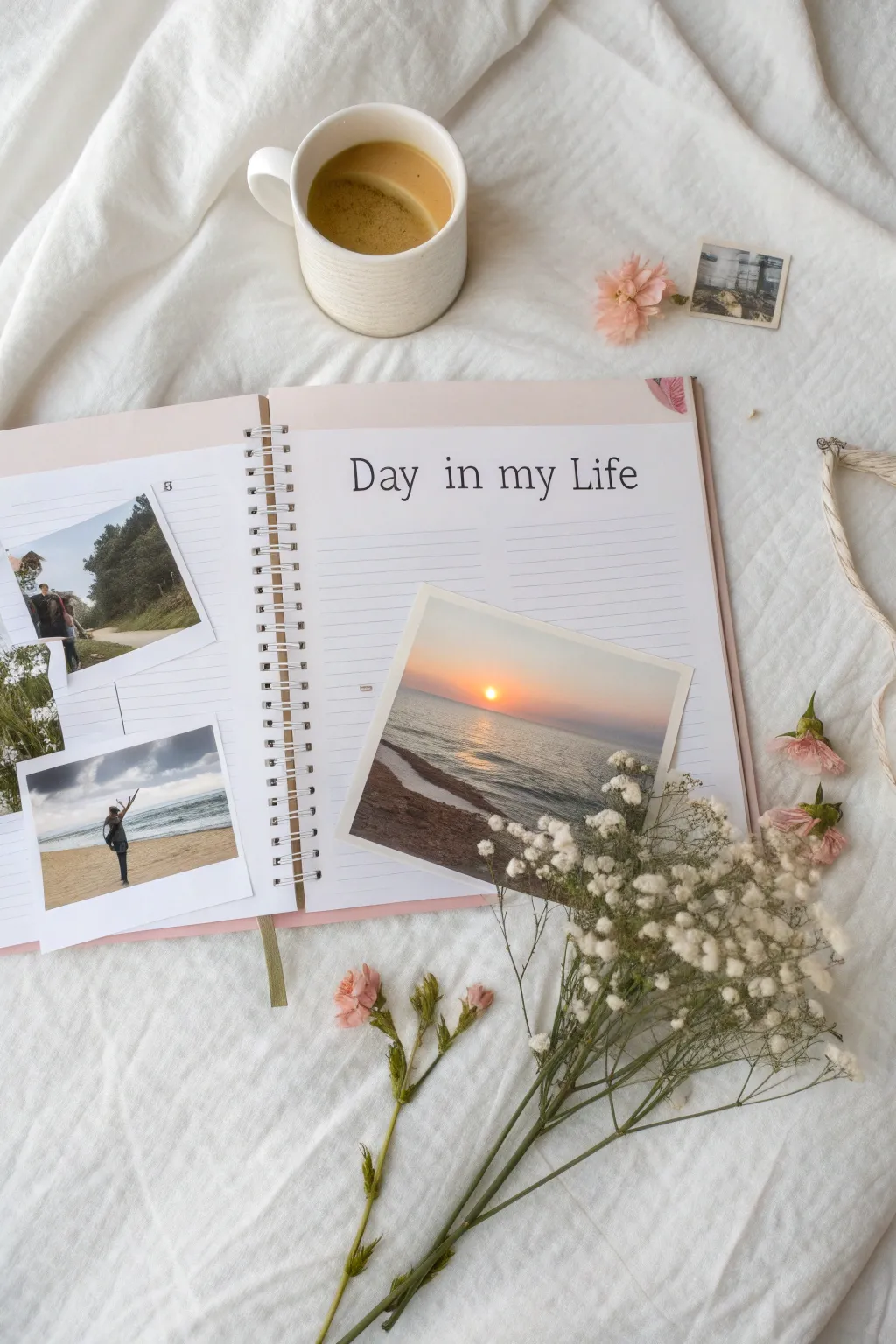 Capture the essence of your day with minimalist elegance and a touch of boho charm.