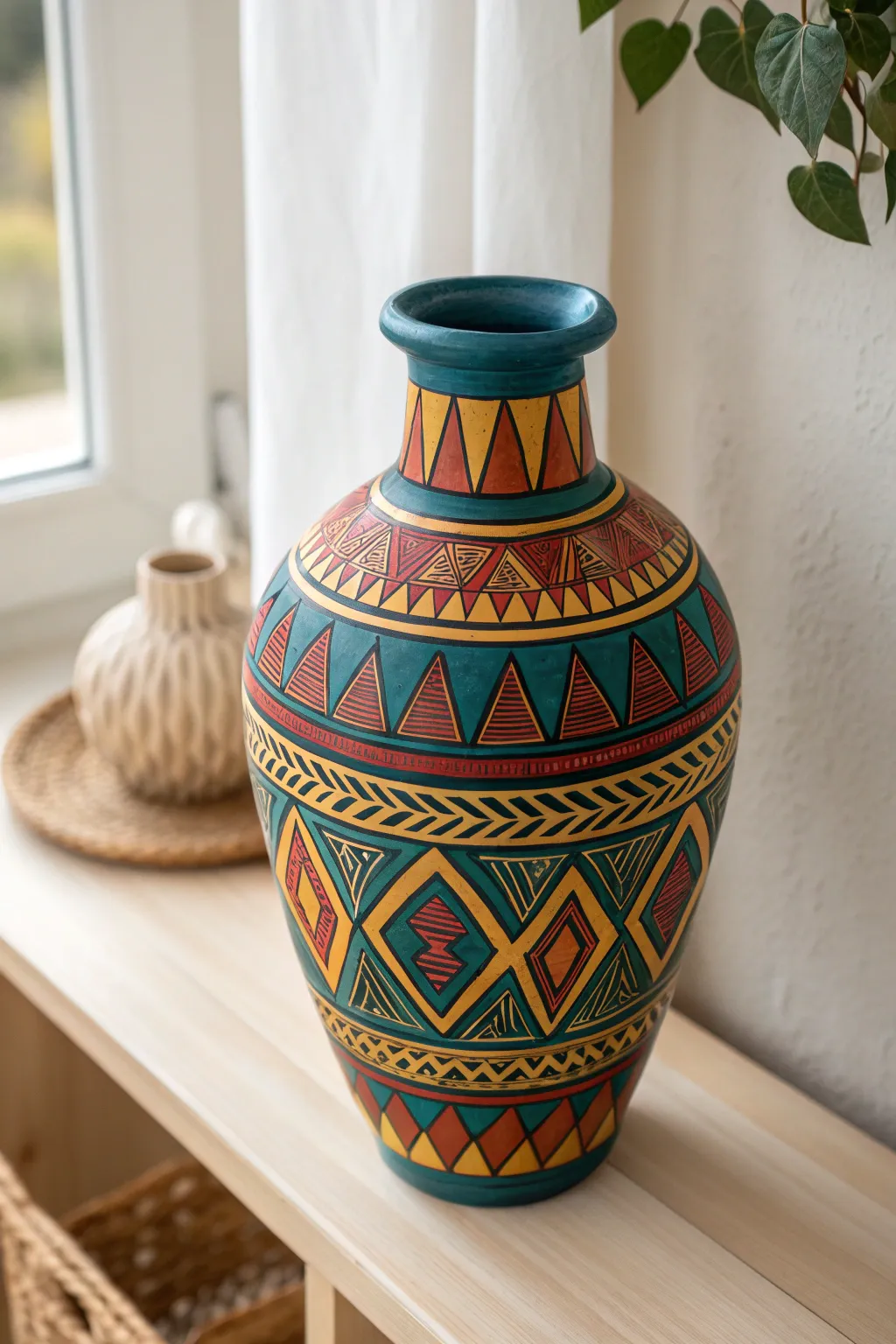 Embrace the artistry of Aztec pottery—where bold patterns meet minimalist elegance.
