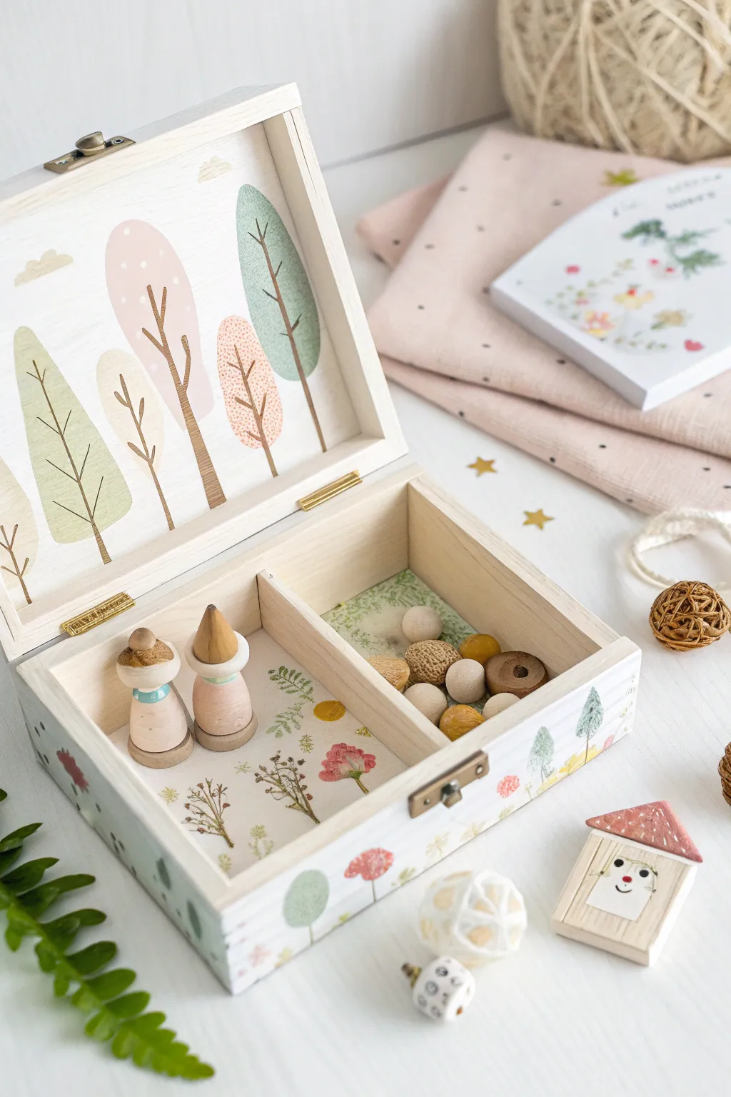 Discover the magic of miniature worlds—a perfect centerpiece for any baby shower.