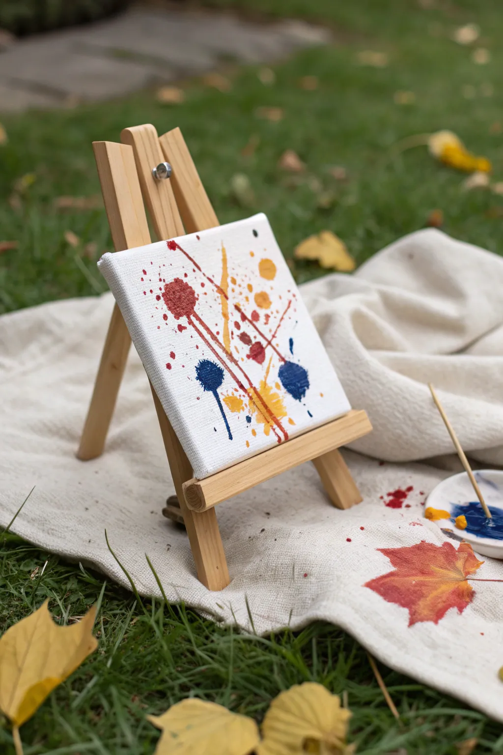 Unleash your little one's creativity with a splash of color—artistry meets nature in this playful painting adventure!