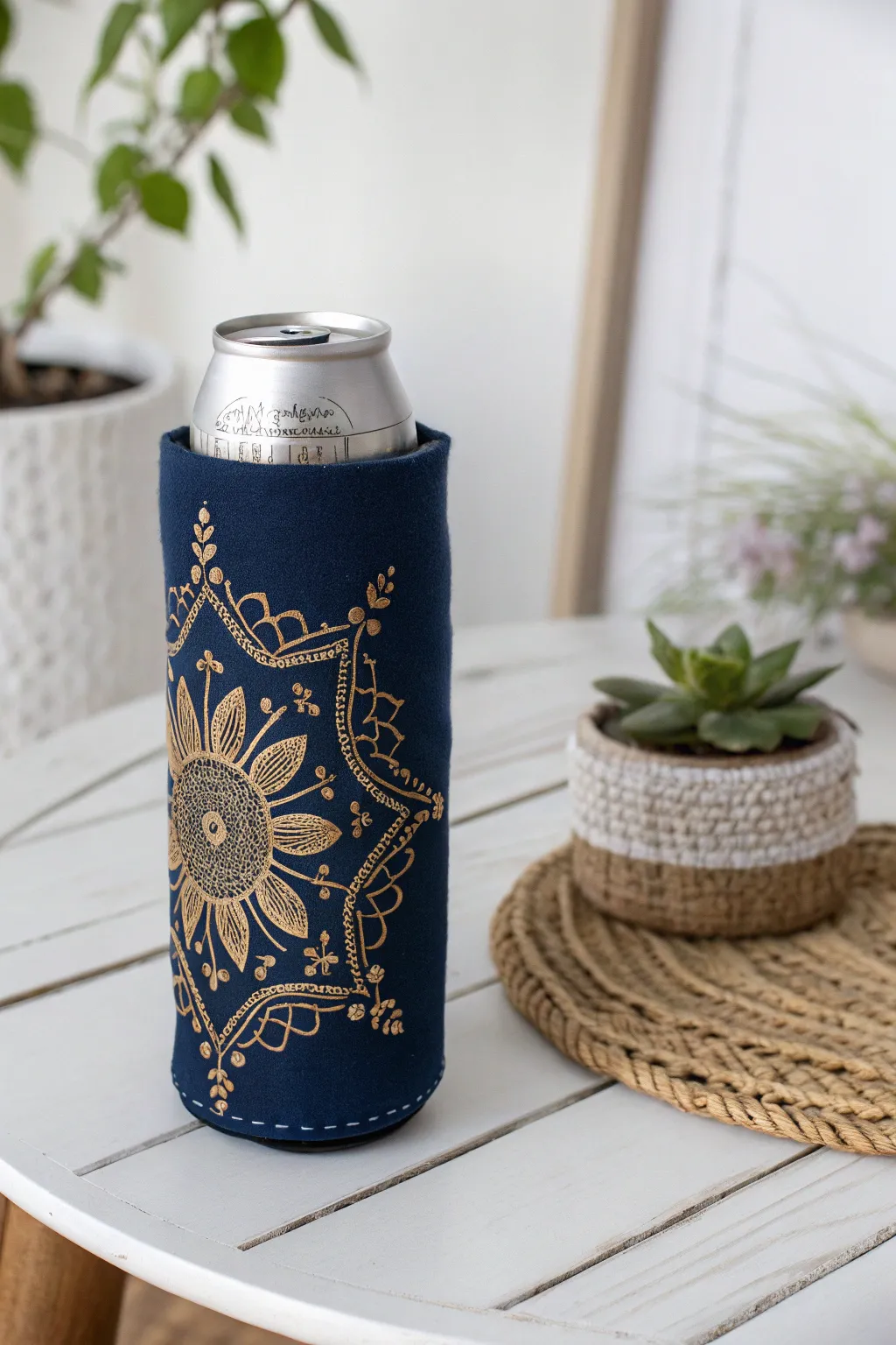 Elevate your bachelorette party with metallic magic—koozies that blend luxury and minimalist elegance.
