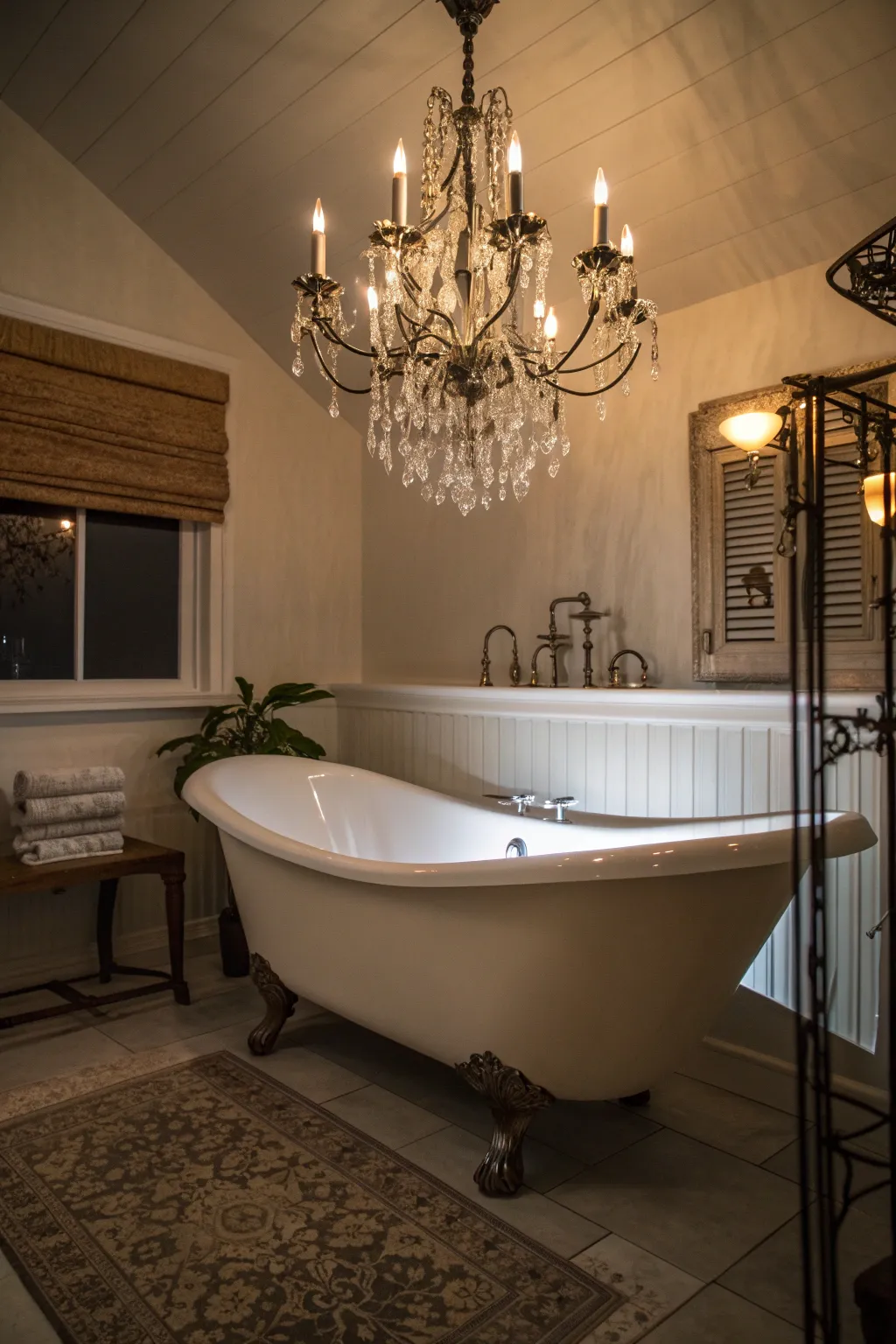 Transform your bathroom into a haven of luxury with exquisite lighting effects.