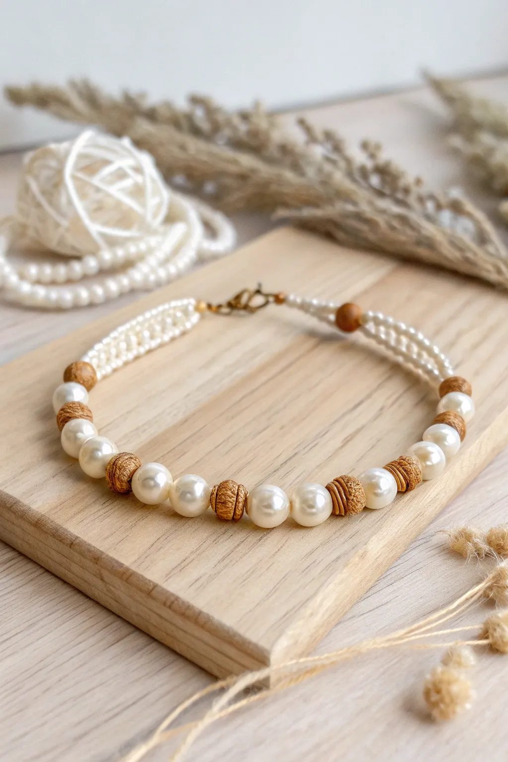 Embrace timeless elegance with a touch of nature—discover the beauty of pearl perfection.