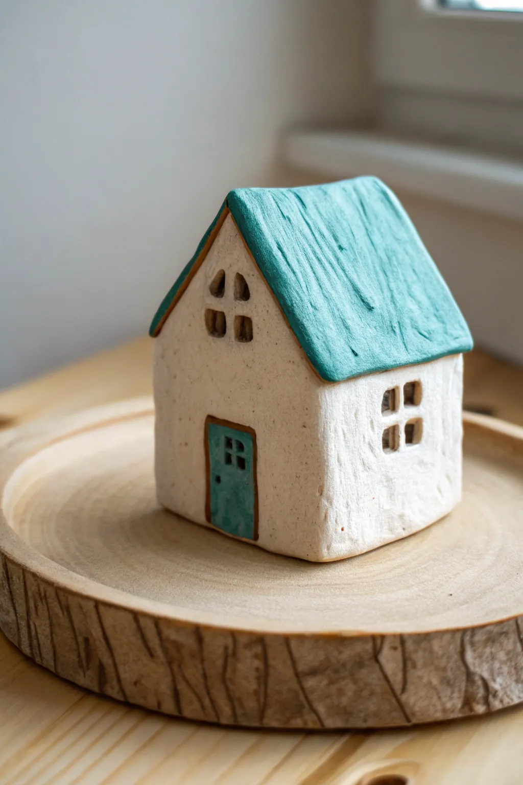 Discover the charm of simplicity with this delightful tiny clay house, a perfect blend of Scandinavian minimalism and Boho flair.