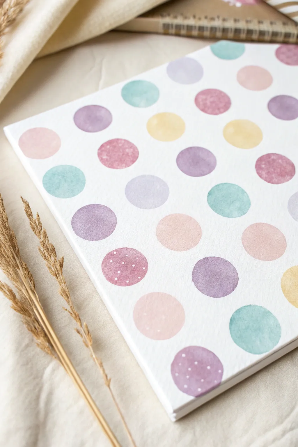 Embrace the joy of simplicity with playful polka dots in soft pastels, perfect for adding a touch of fun to your space.