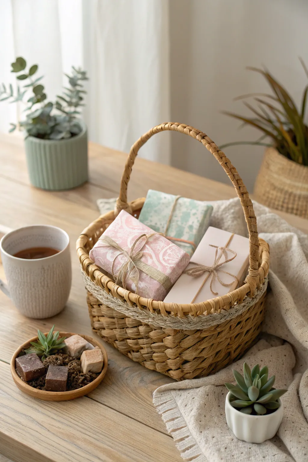 Craft a personal treasure with theme-based gift baskets – a perfect blend of simplicity and charm.