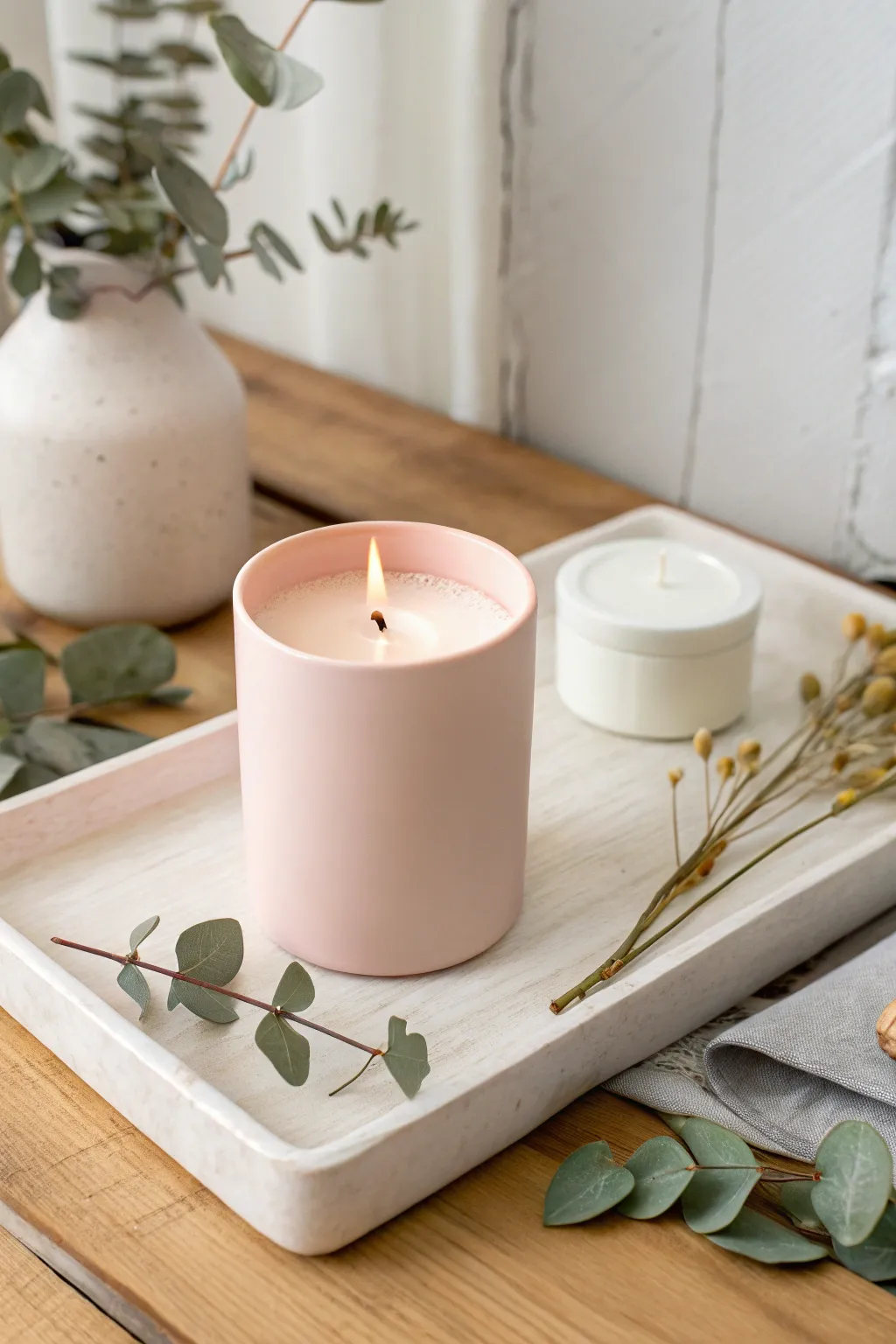 Illuminate your friendship with the warmth of a handmade candle.