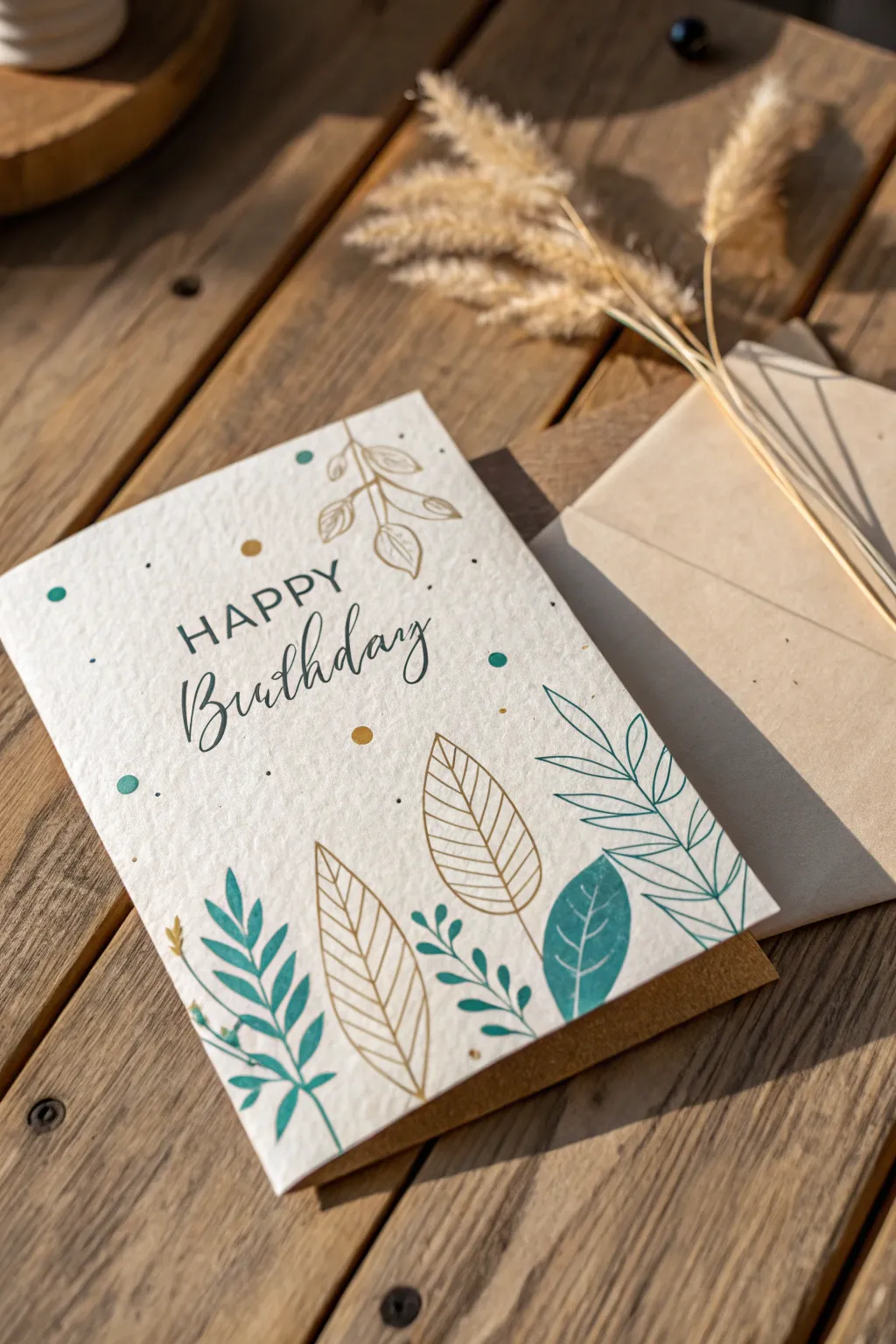 Celebrate love and the planet with a stunning, eco-friendly birthday card.