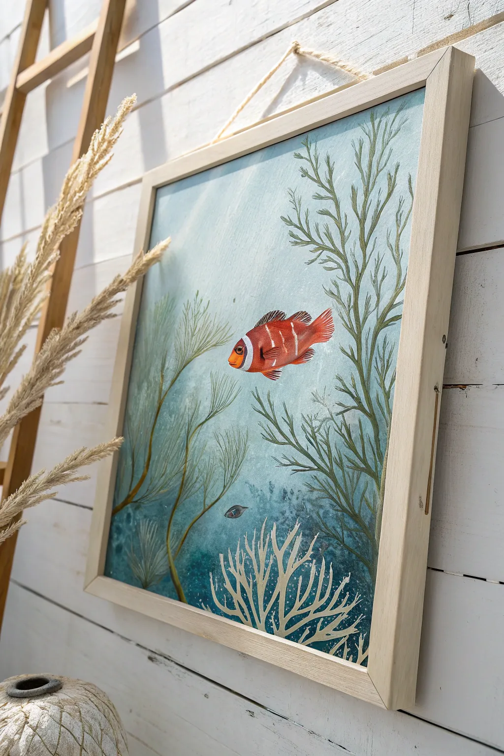 Dive into creativity with this serene underwater masterpiece!