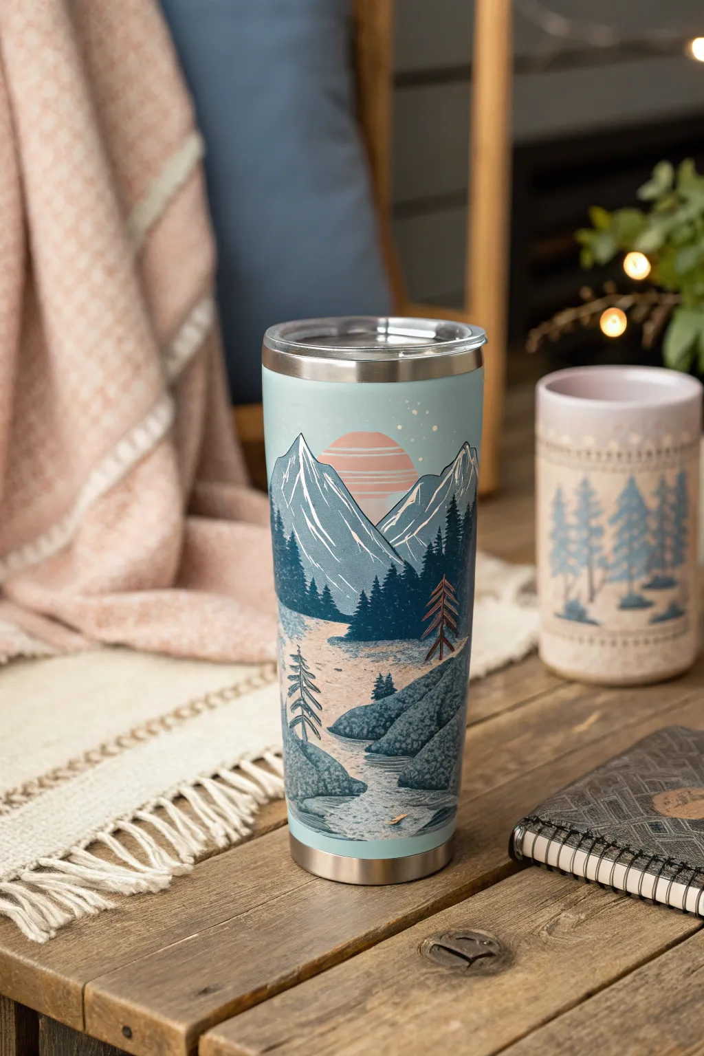 Sip in style and escape to your happy place with this beautifully crafted scenic tumbler.