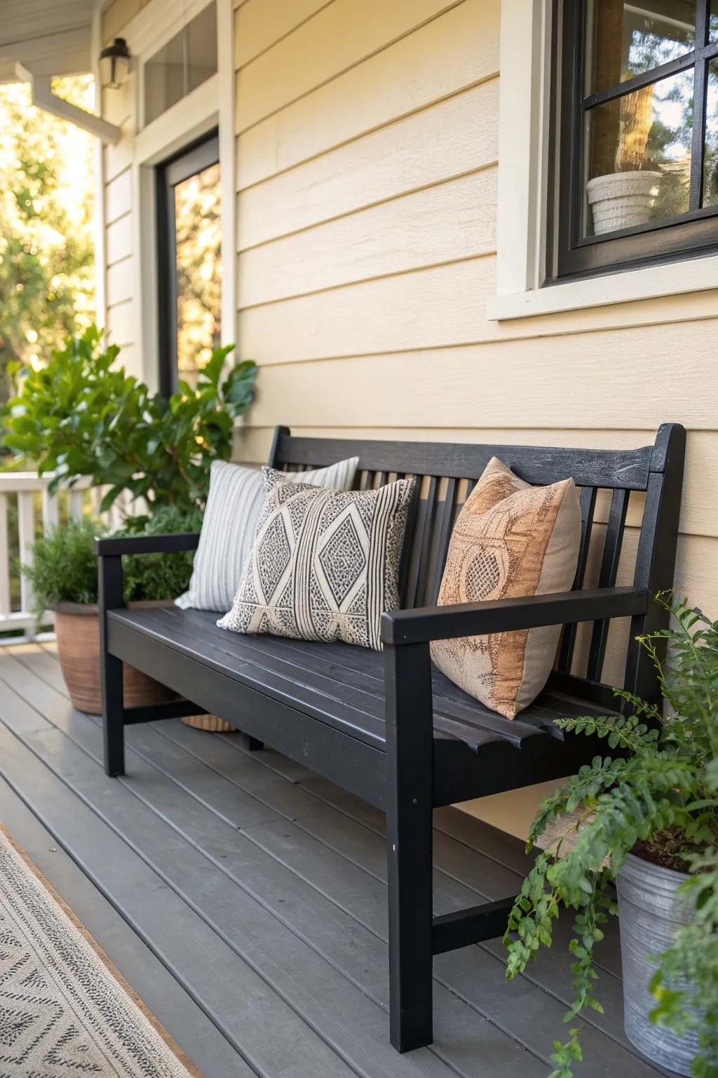 Transform your porch with a touch of Scandinavian elegance and Boho charm.