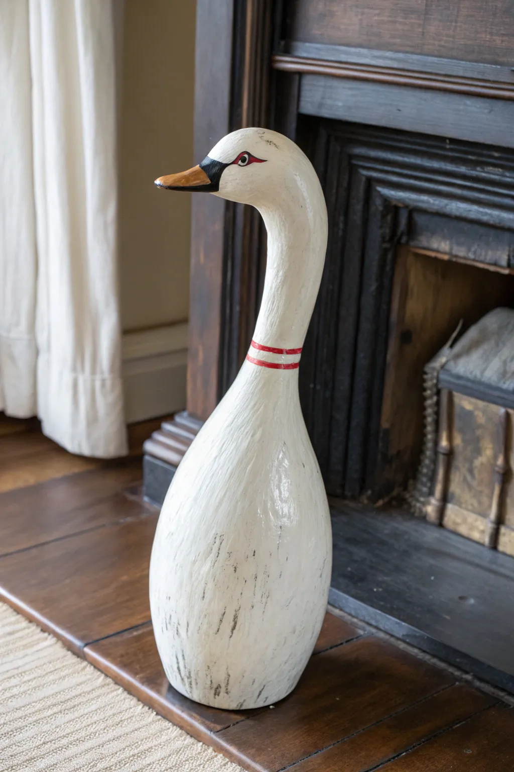 Transform your space with the timeless elegance of a handcrafted swan pin.