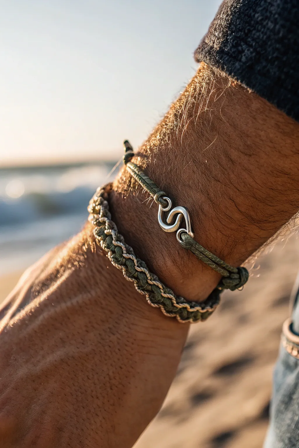 Capture the essence of summer with handcrafted surf cord bracelets, a perfect blend of style and craftsmanship.
