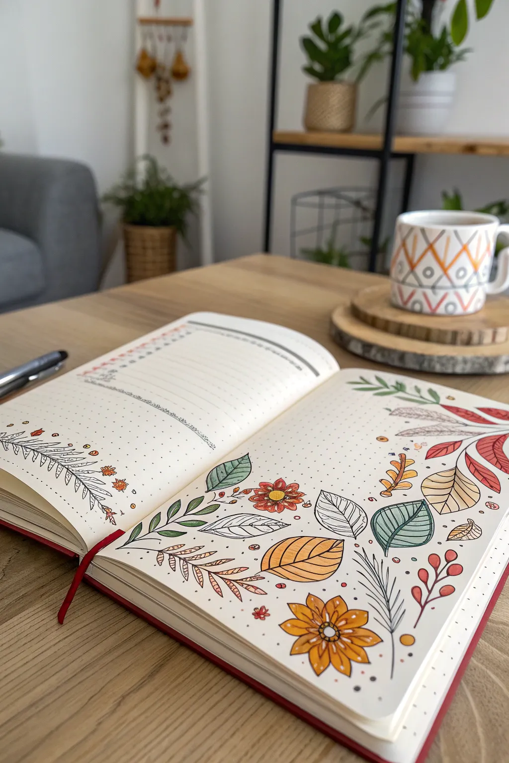 Infuse your bullet journal with seasonal charm and creativity. Discover the art of doodle themes!