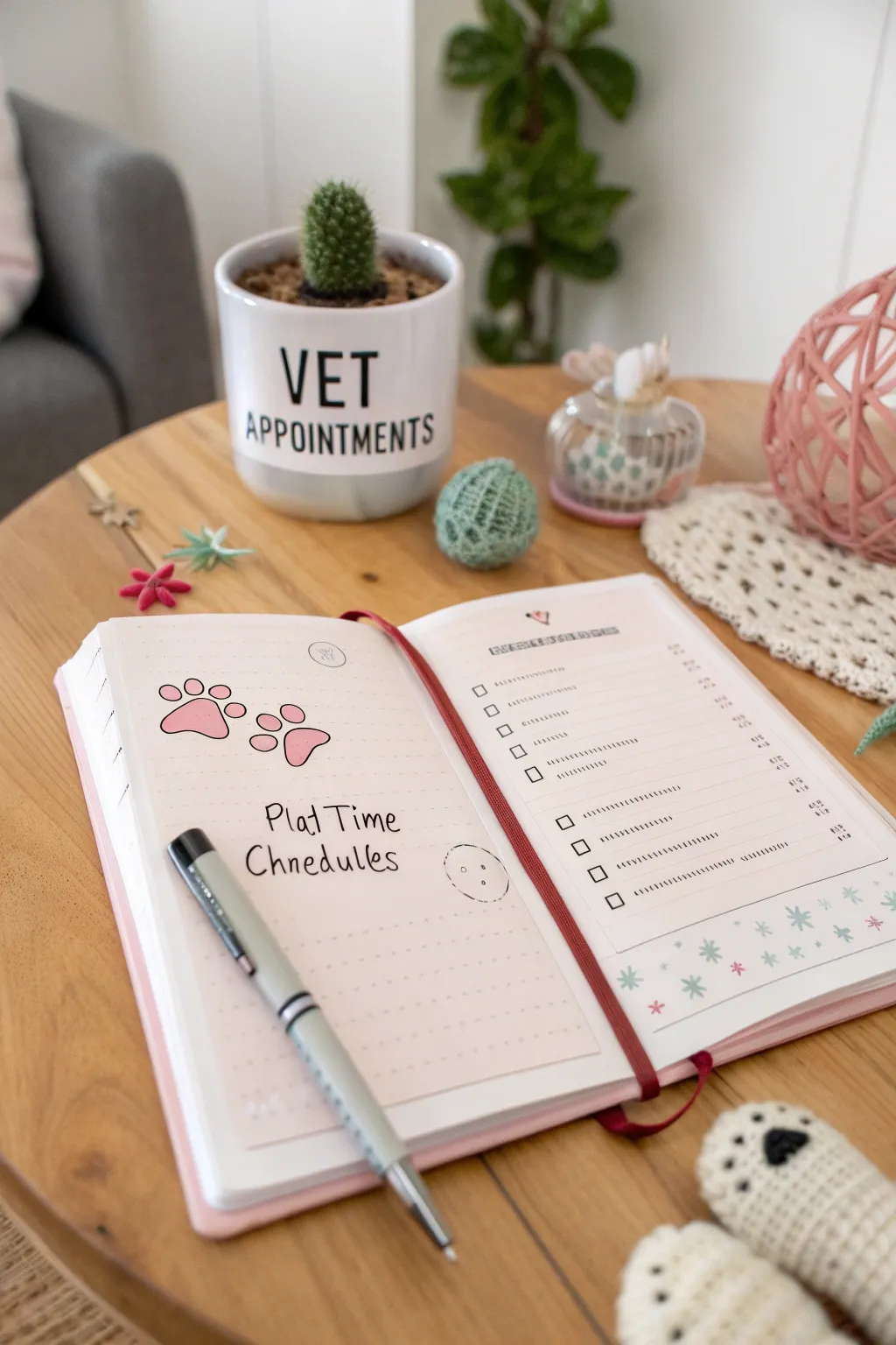 Organize your pet's care with style and simplicity. 🐾 #BulletJournal #PetCare