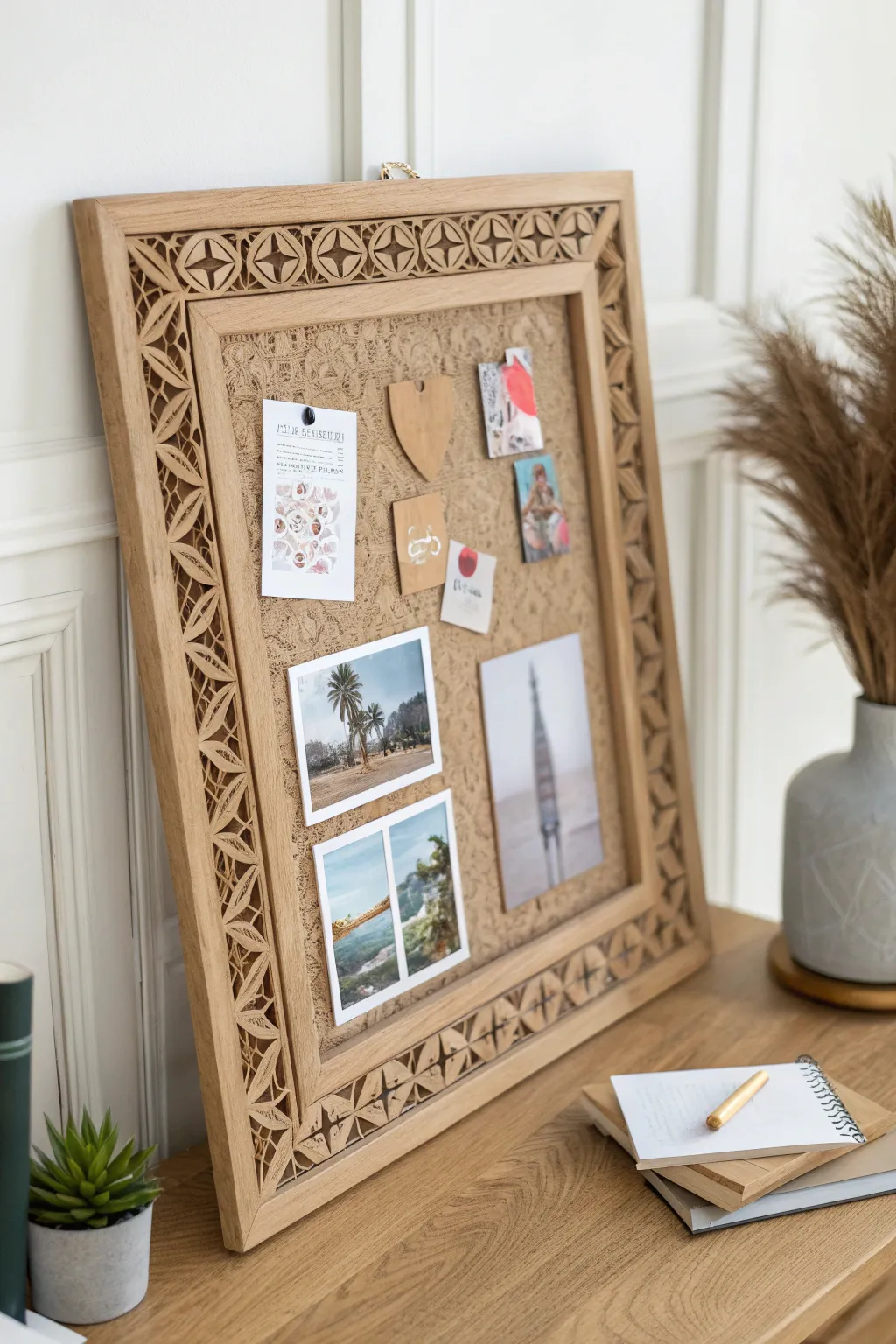 Elevate your space with a touch of framed finesse—where minimalist design meets Boho charm.