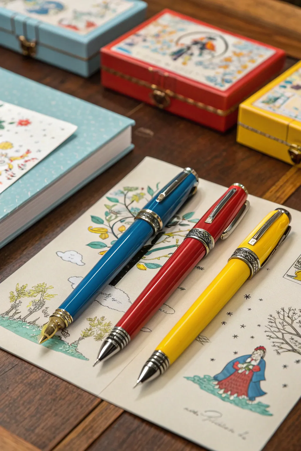Elevate your letters with a splash of color and creativity. Perfect for the discerning writer.
