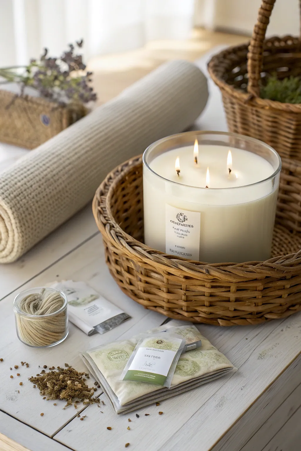 Embrace tranquility with a touch of minimalist elegance.
