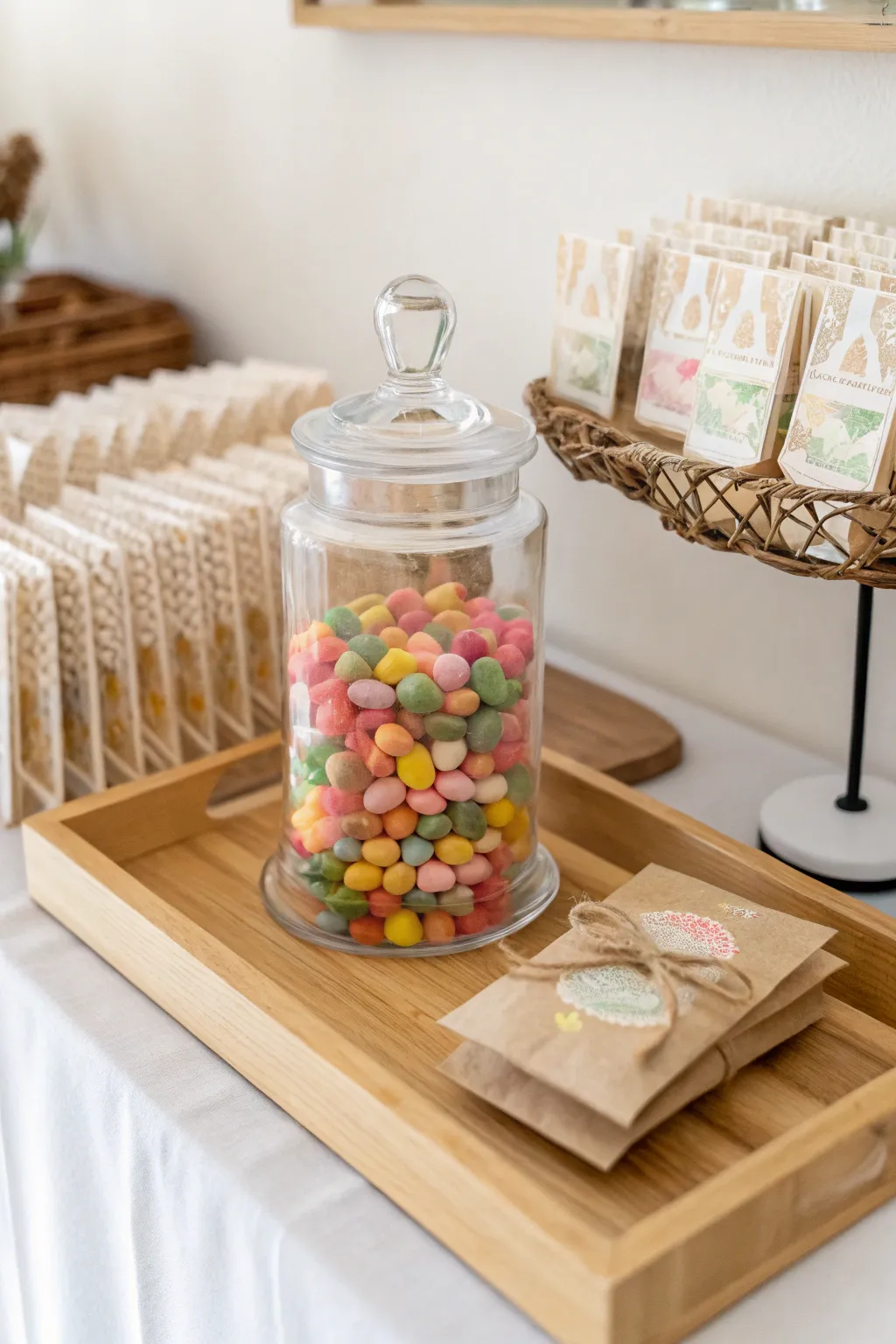 Elevate your candy stand with eco-friendly elegance—where sustainability meets style.