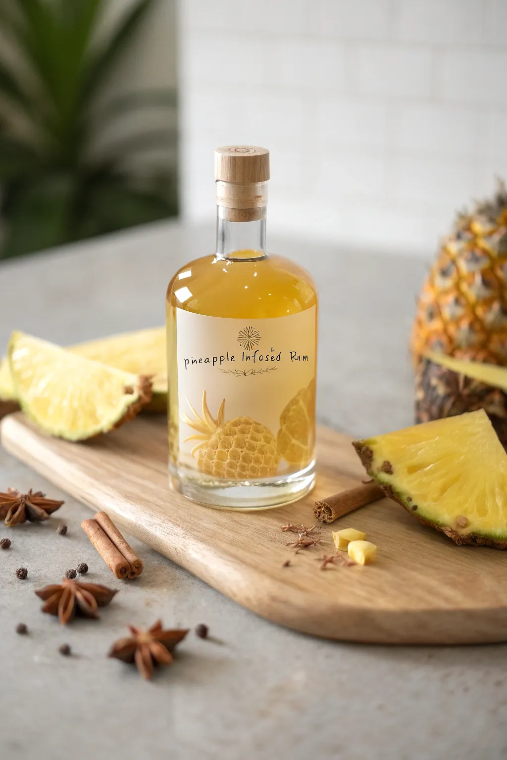 Gift the spirit of summer with a handcrafted pineapple-infused rum, perfect for any occasion.
