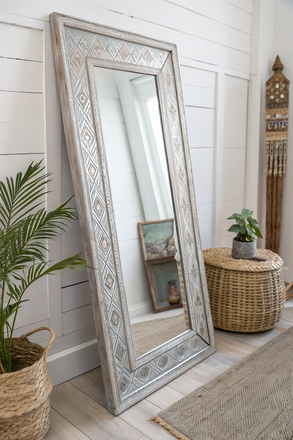 Transform your space with a touch of metallic magic: the perfect blend of modern industrial and boho chic.