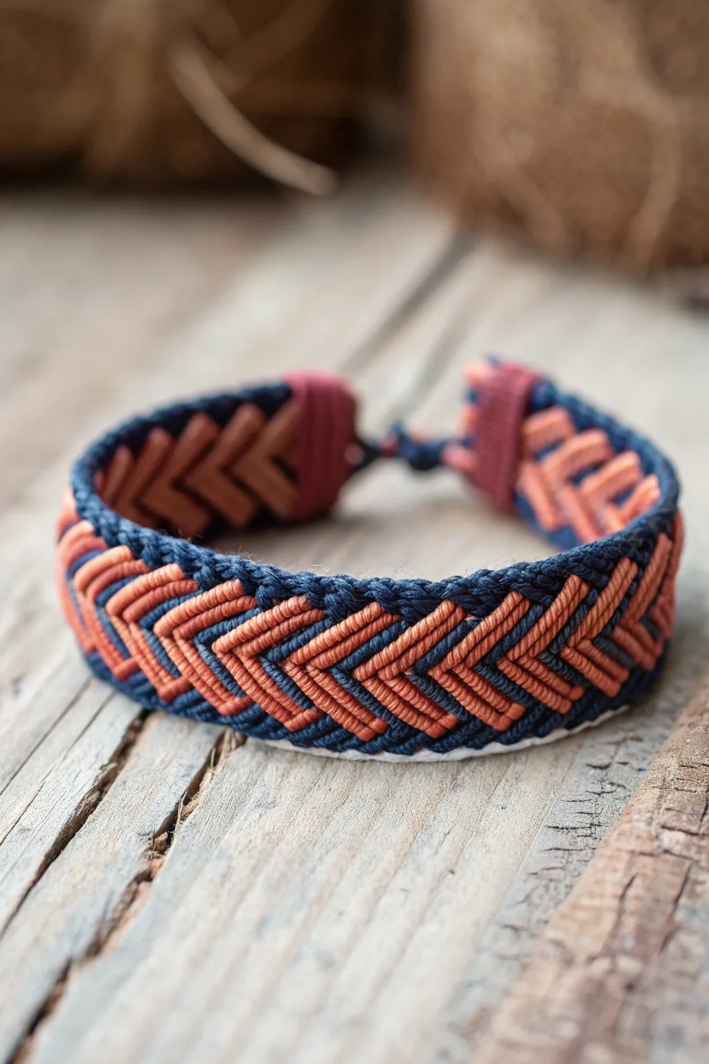 Elevate your style with a double-layered chevron bracelet, where simplicity meets sophistication.
