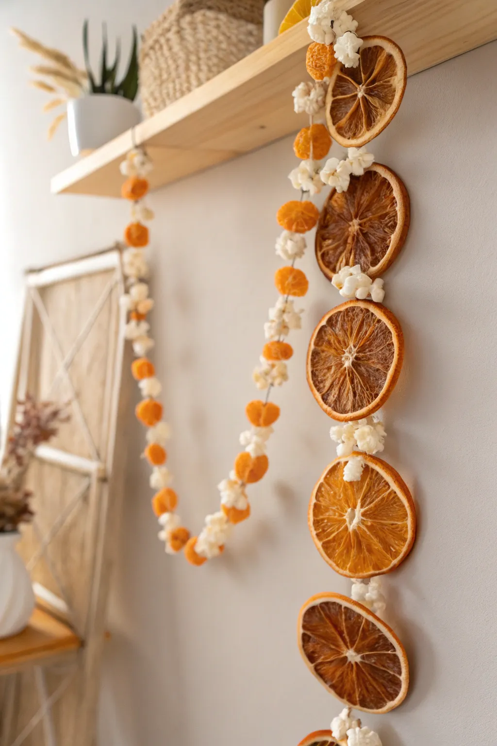 Elevate your holiday decor with a biodegradable garland that pleases the senses and the planet. 🌿✨ #EcoFriendlyDecor #ScandiBoho