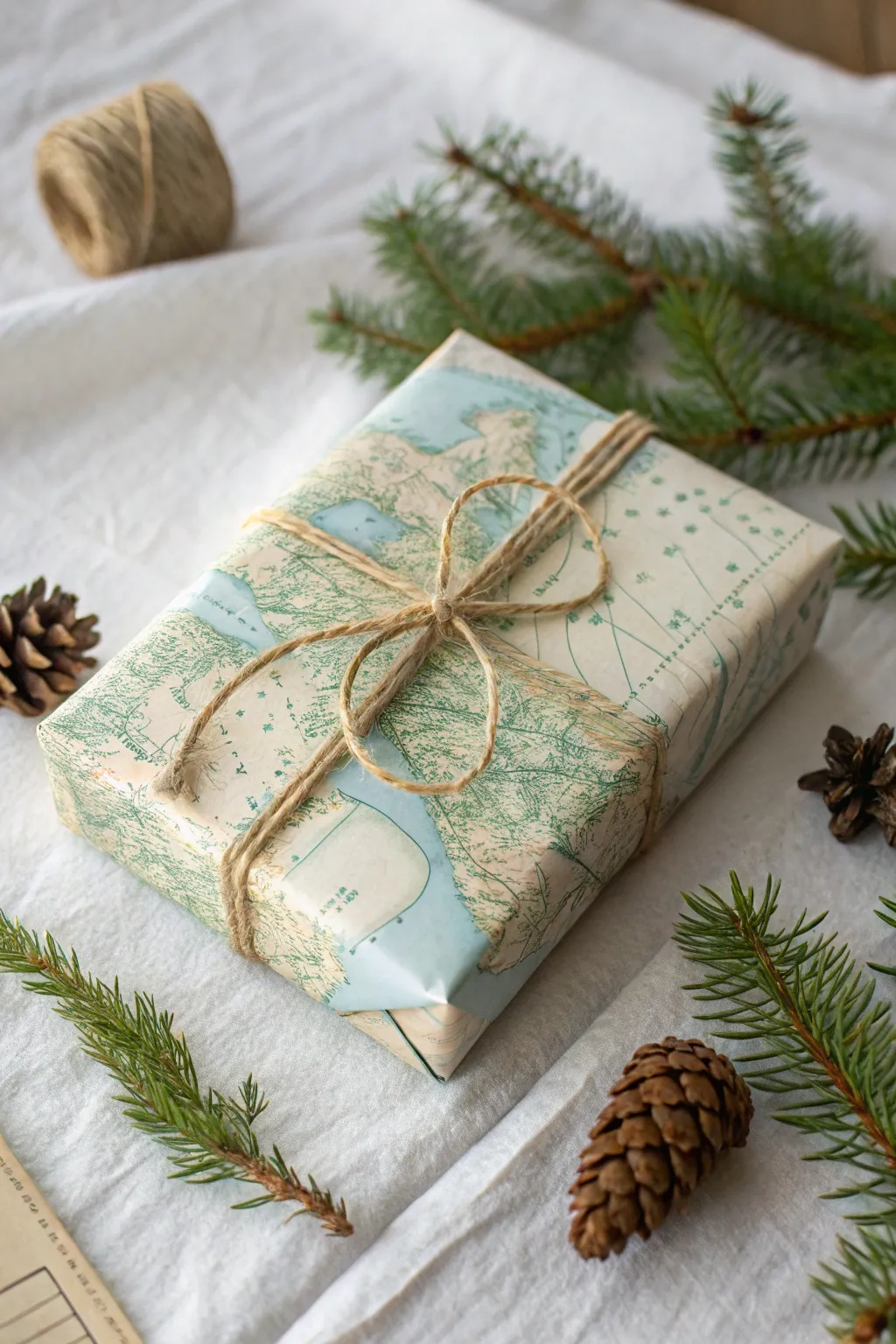 Travel the world this Christmas with map-inspired gift wrapping, perfect for the adventurers in your life.