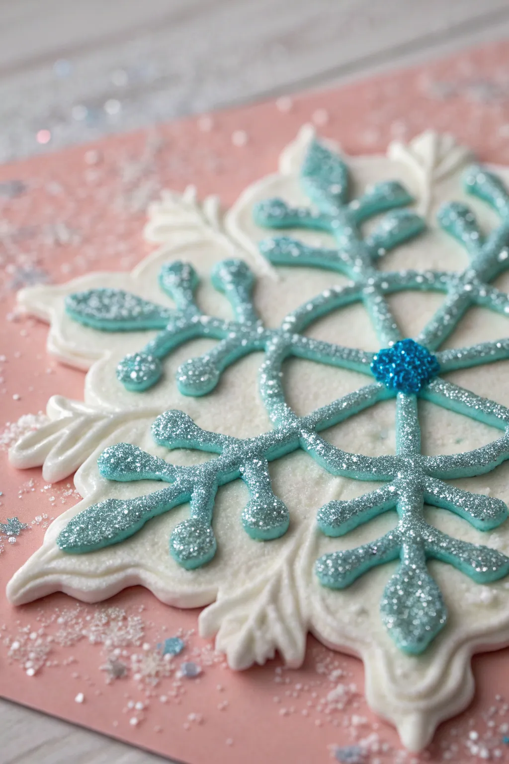Unleash your creativity with dazzling puffy paint snowflakes this Christmas!