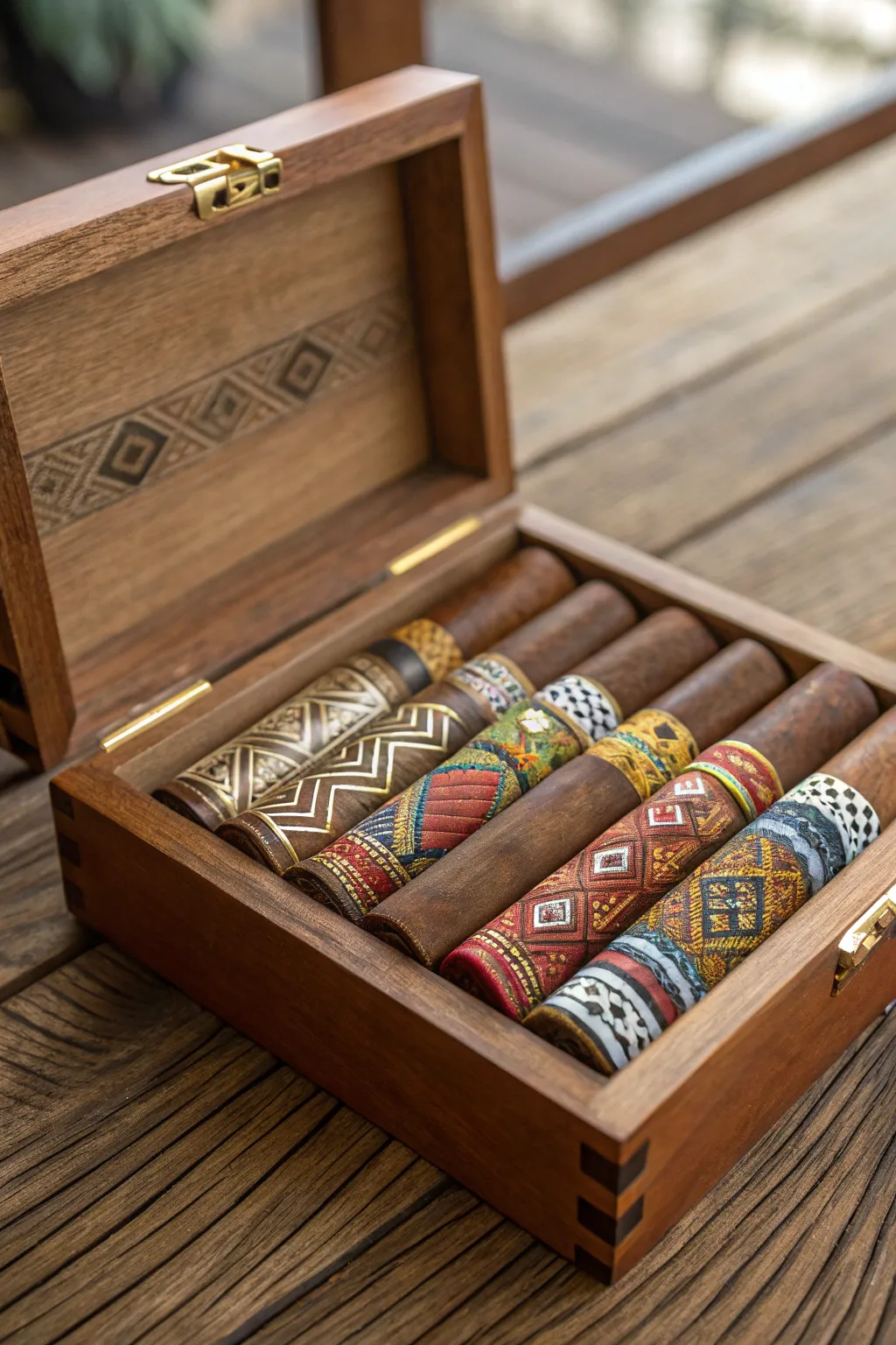 Transform cigar bands into a stunning keepsake box, capturing memories with craftsmanship.