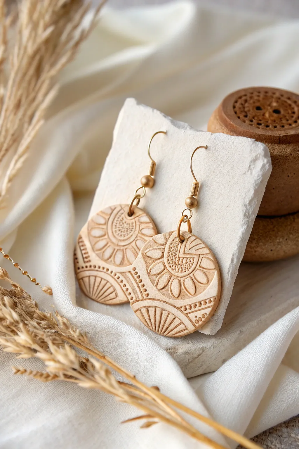 Embrace the beauty of handmade elegance with unique clay jewelry.