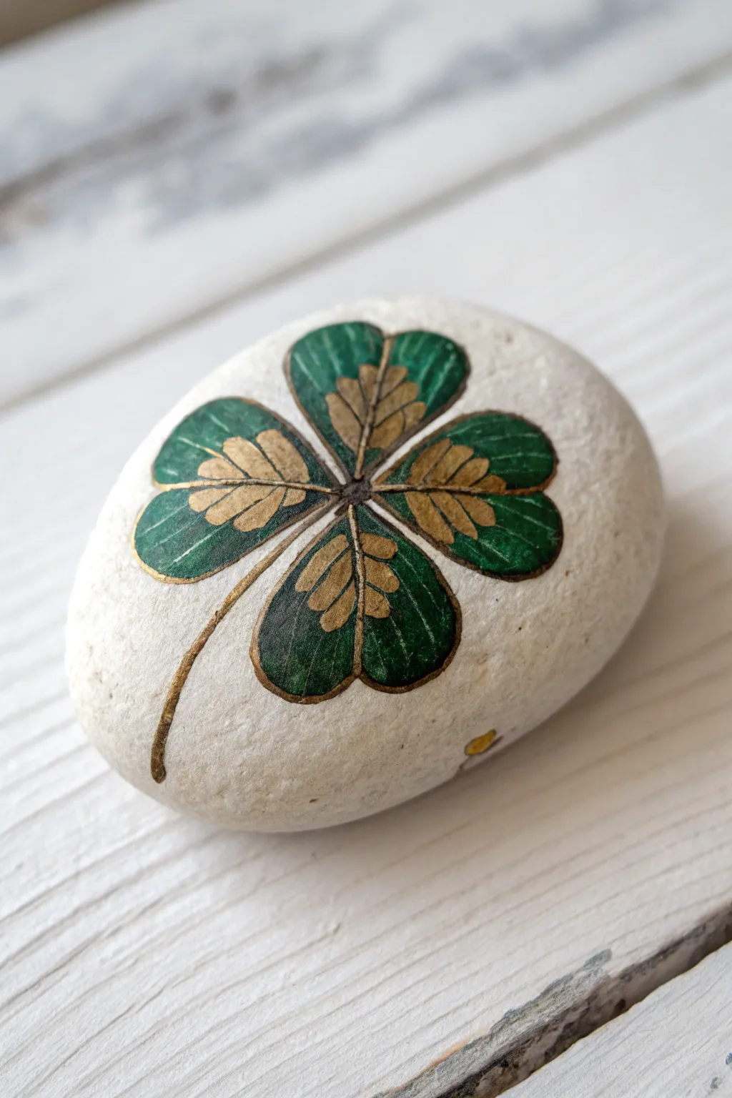 Unlock creativity with clover-themed story stones—where art meets storytelling in minimalist elegance.