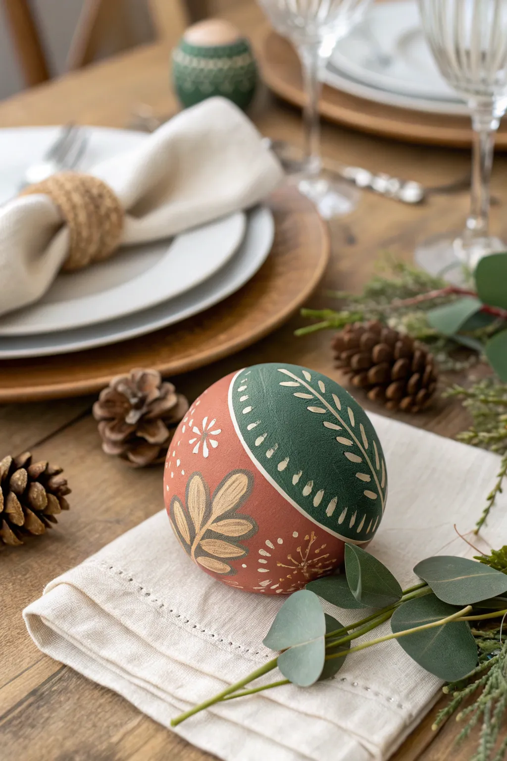 Elevate your holiday table with a touch of rustic elegance and handcrafted charm.