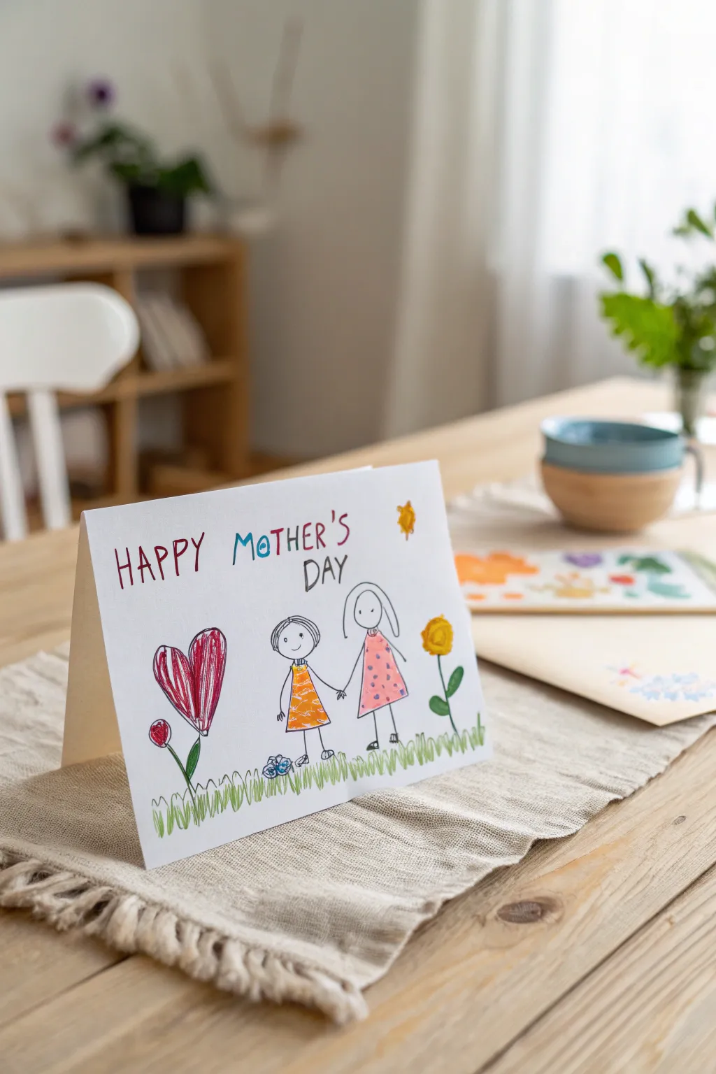 Celebrate Mother's Day with a heartfelt touch of innocence and creativity. 💌✨ #MothersDay #ChildrensArt