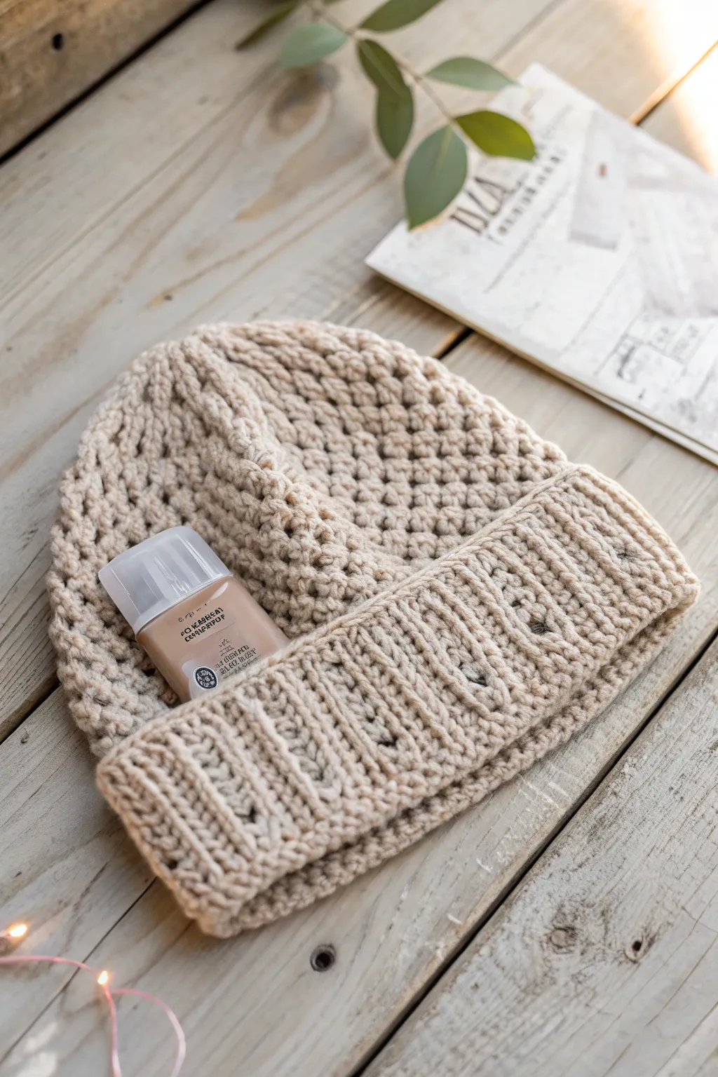 Discover the charm of simplicity with our crochet beanie, designed with a secret pocket for your little treasures.