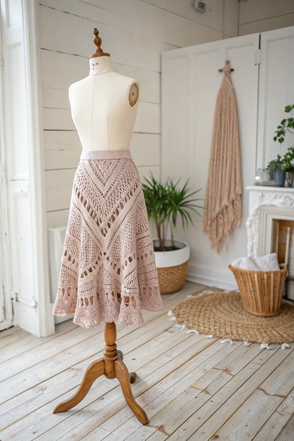 Embrace versatility and style with this stunning crochet convertible skirt, perfect for your minimalist wardrobe.