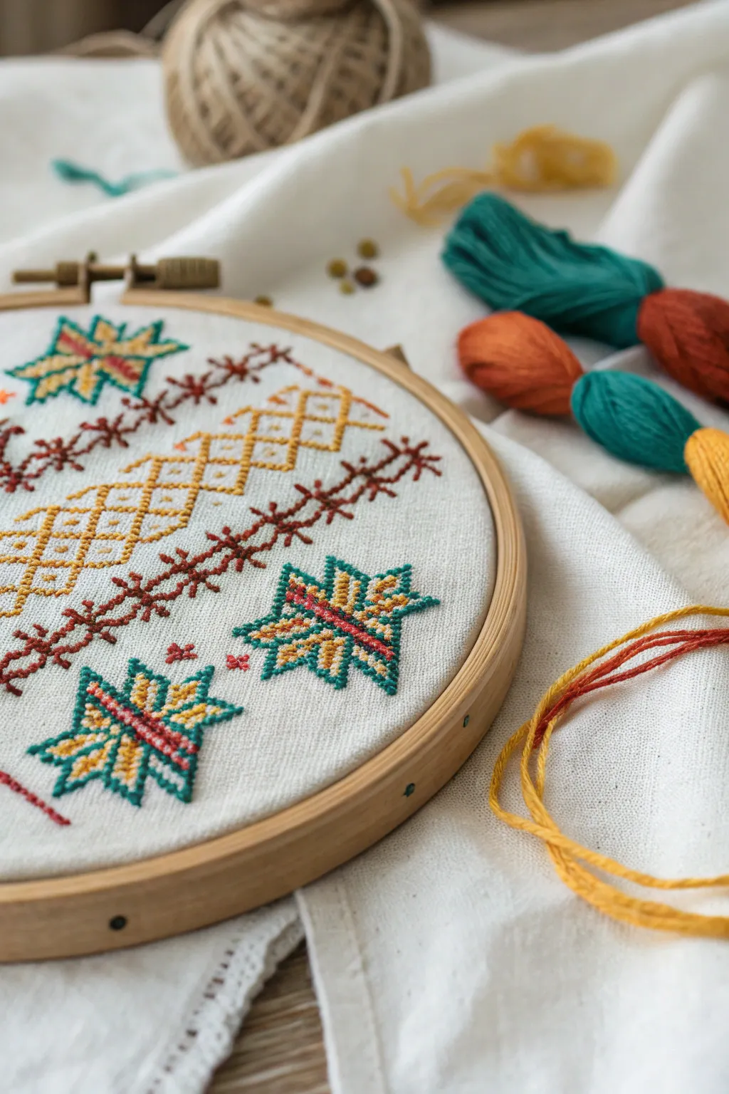 Craft with a conscience: Embrace eco-friendly cross-stitching with sustainable supplies!