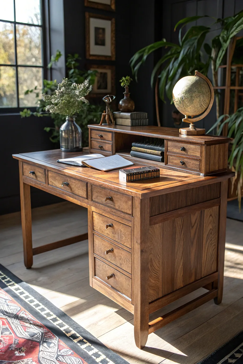 Transform your workspace with a stunning desk island that embodies craftsmanship and creativity.