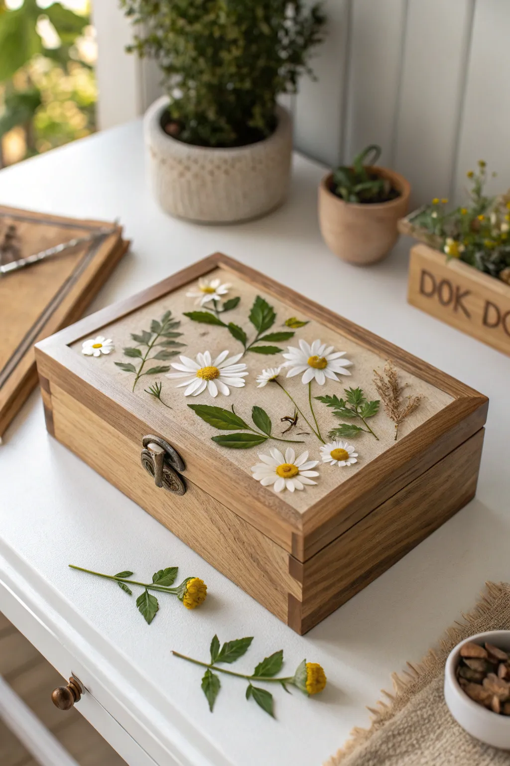 Bring the serenity of nature indoors with this beautifully crafted, nature-inspired box. A perfect blend of Scandinavian minimalism and Boho charm.