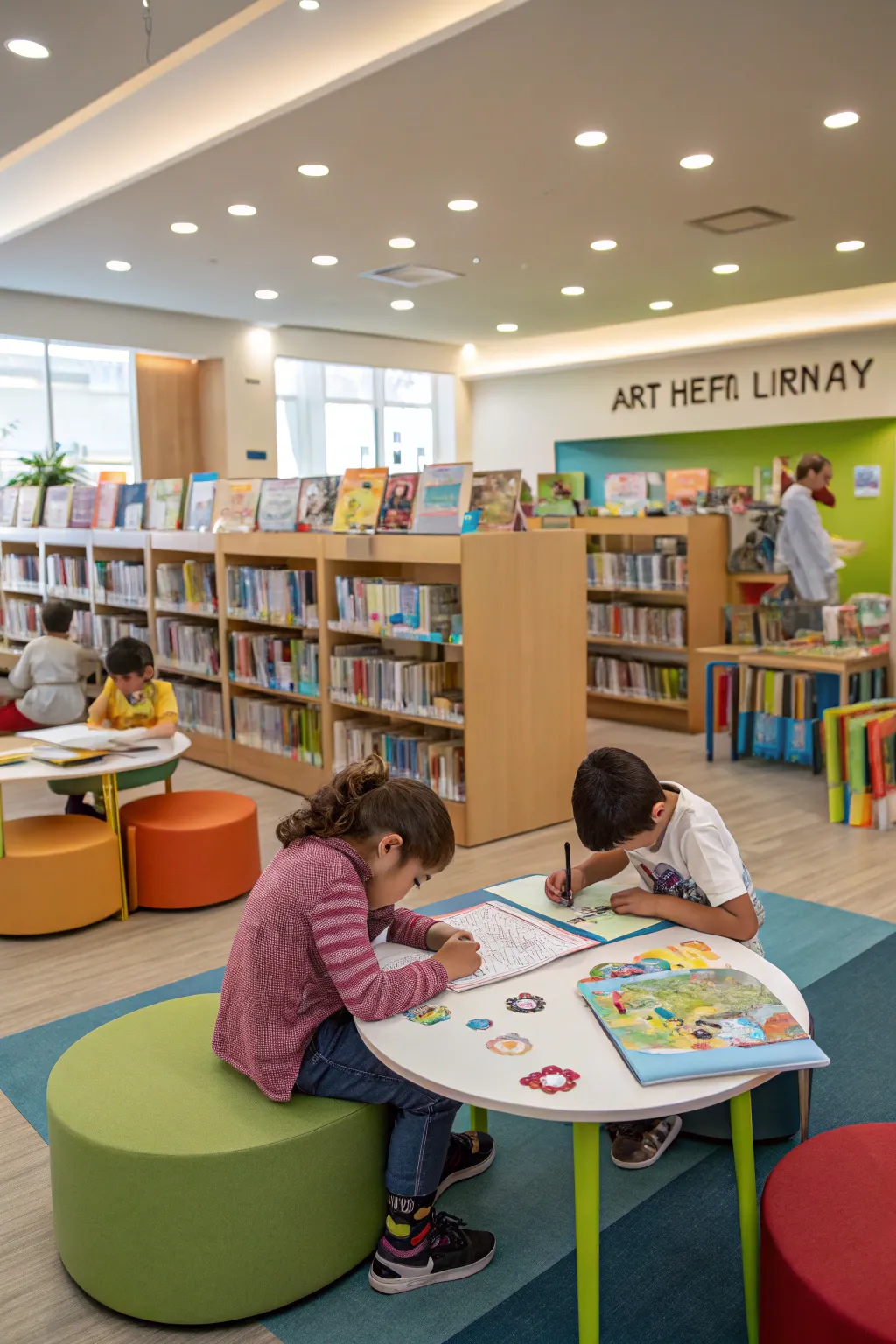 Creative corners nurture imagination and personal expression.