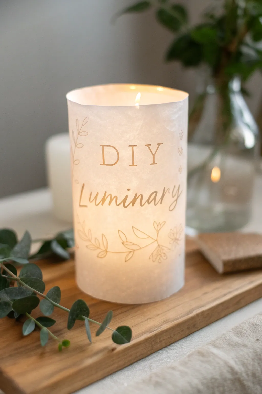 Illuminate your celebration with handcrafted elegance. ✨ #DIYLuminaries #ScandinavianStyle