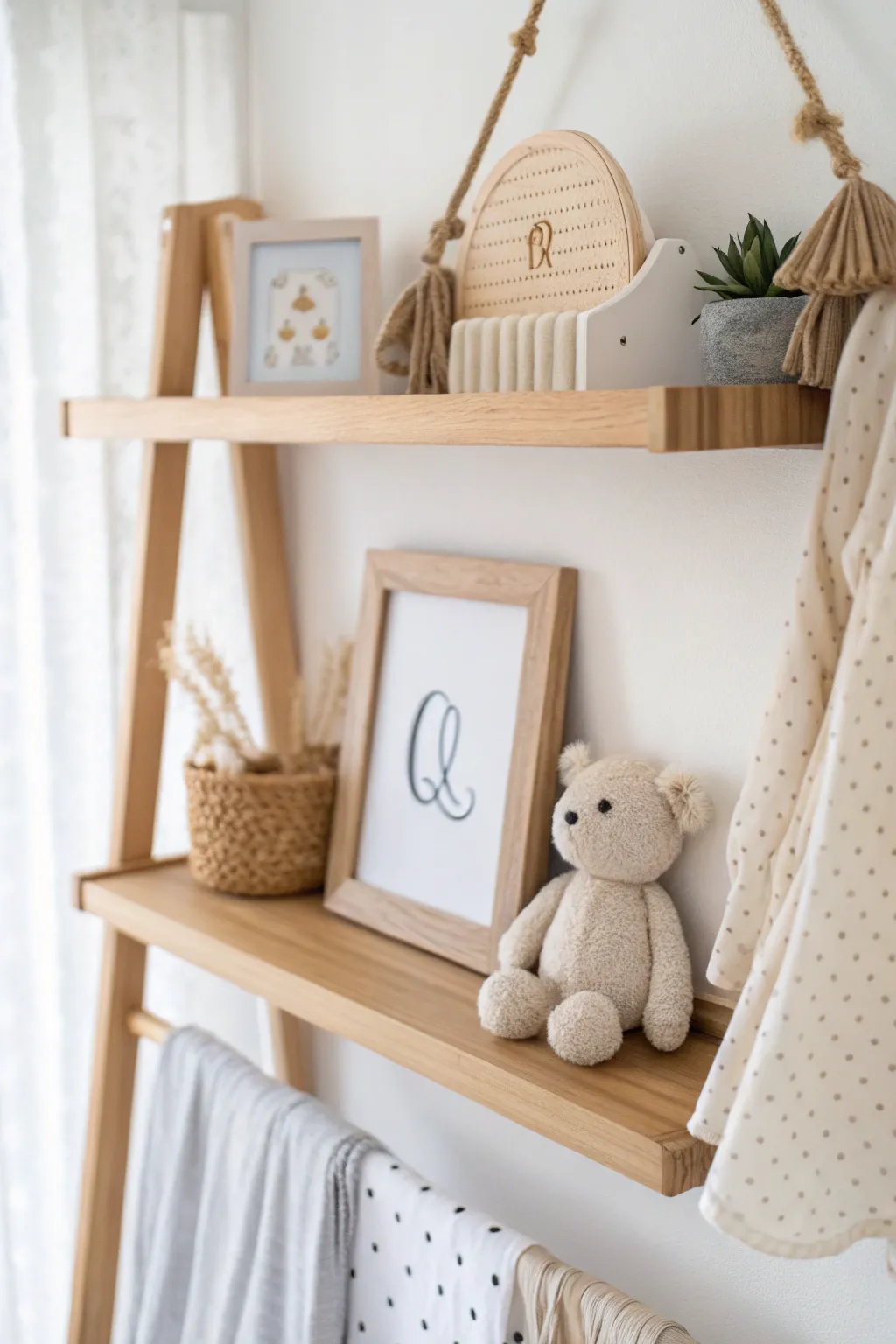 Add a personal touch to your baby's closet with monogrammed decor and soft, charming companions.