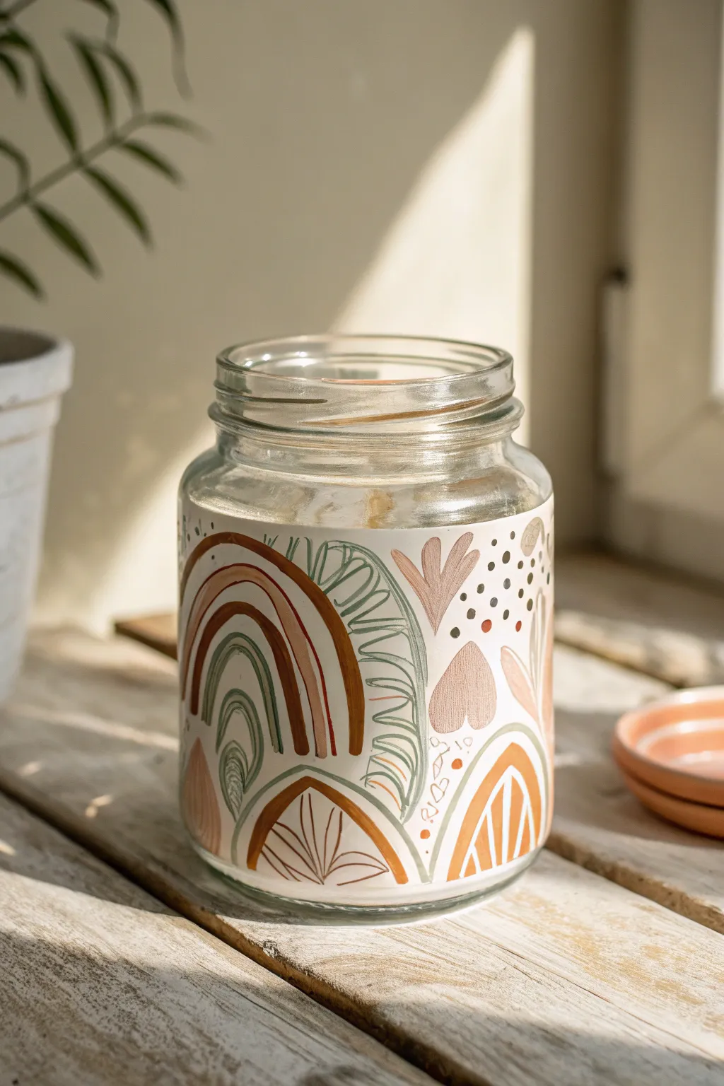 Transform your space with a touch of handcrafted elegance: DIY painted jar magic!