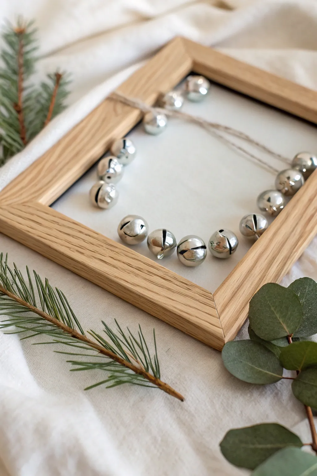 Add a festive jingle to your decor with this charming DIY Christmas frame.